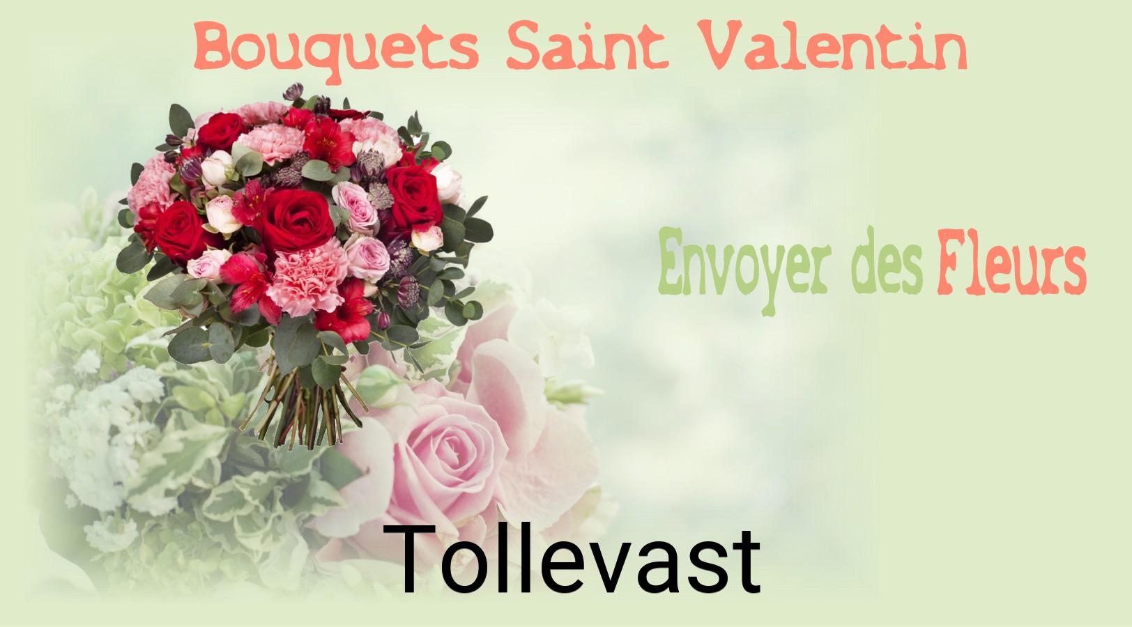 Roses de Saint-Valentin livrées à Tollevast